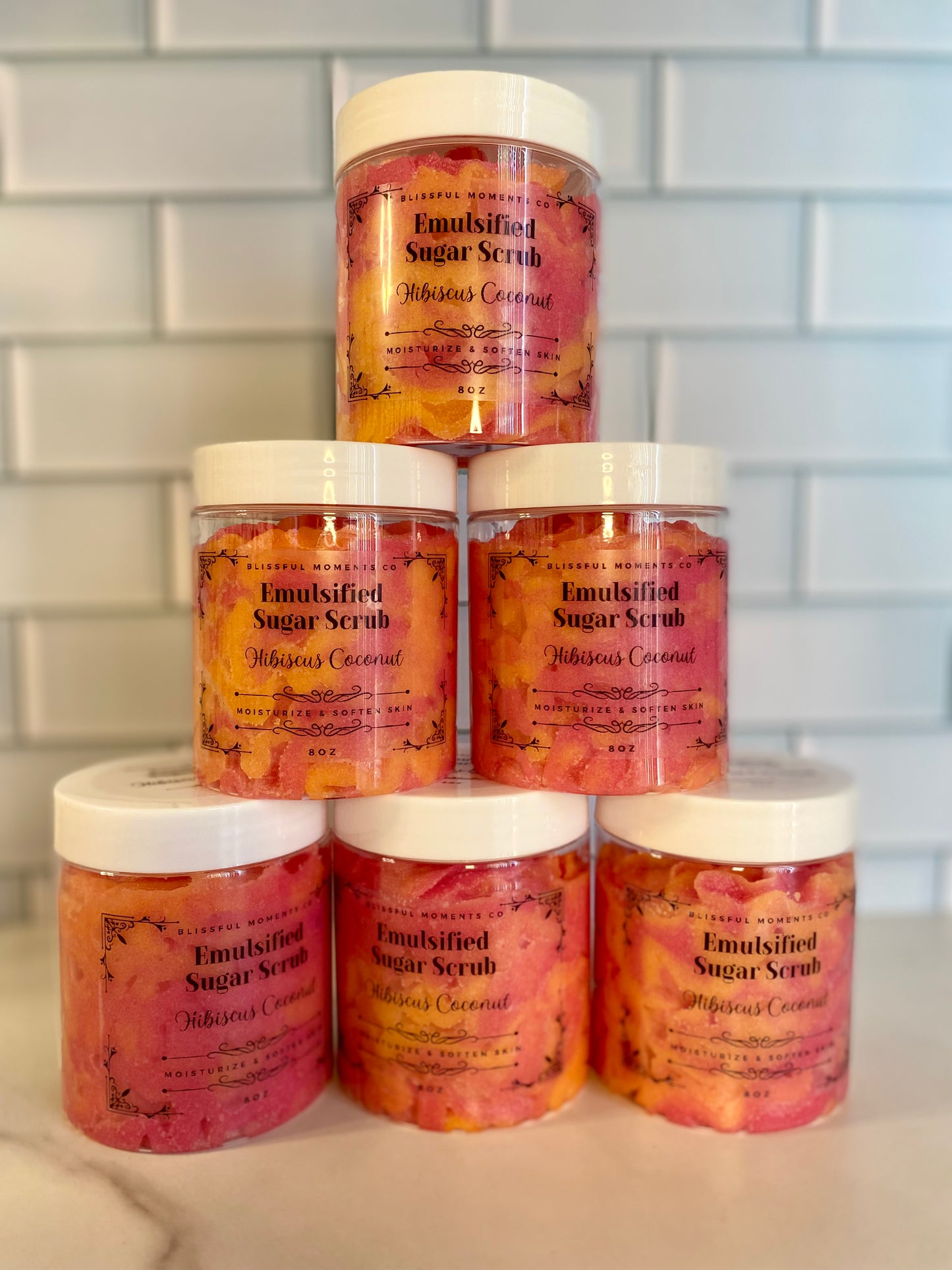 Hibiscus & Coconut Vegan Body Scrub