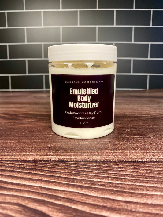 Cedarwood Bay Rum Vegan Body Moisturizer
