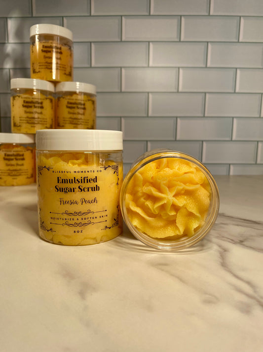 Freesia & Peach Vegan Body Scrub