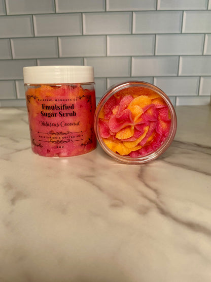 Hibiscus & Coconut Vegan Body Scrub