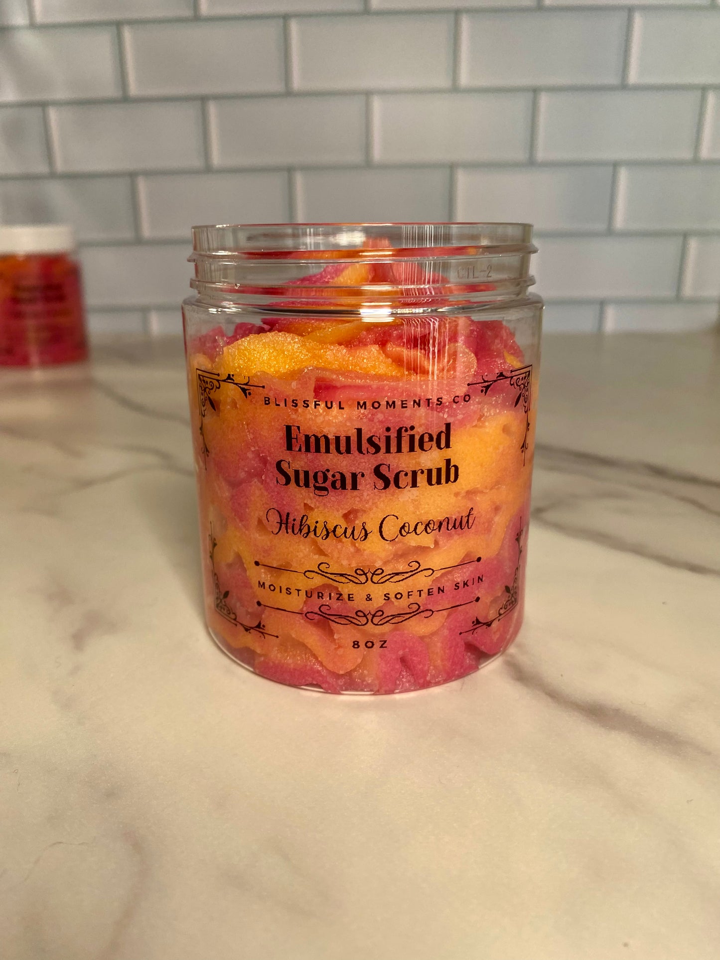 Hibiscus & Coconut Vegan Body Scrub