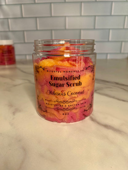 Hibiscus & Coconut Vegan Body Scrub