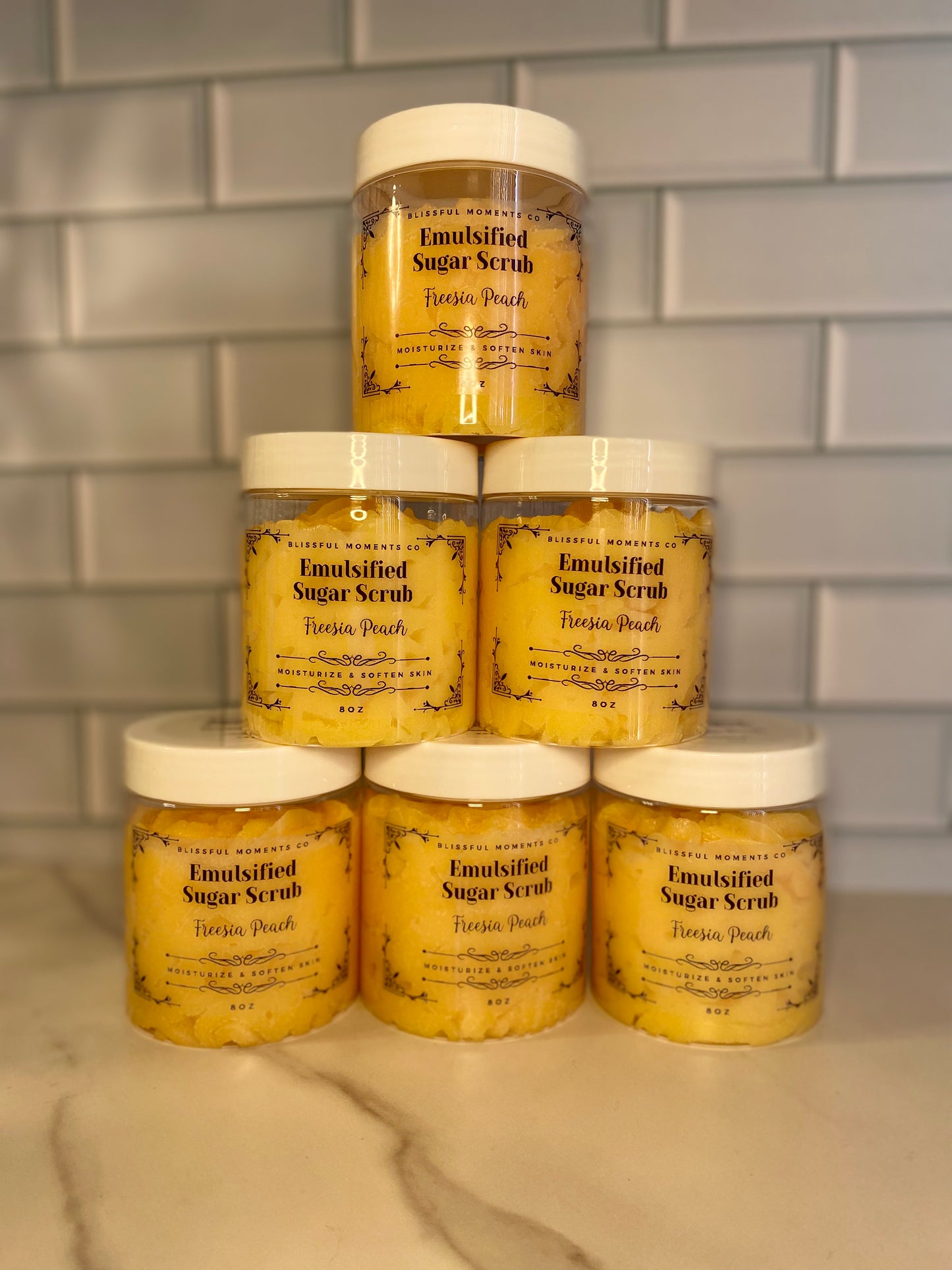 Freesia & Peach Vegan Body Scrub