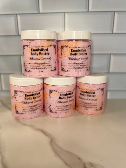 Hibiscus & Coconut Vegan Body Butter