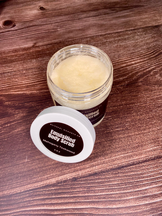 Mahogany Teakwood Vegan Body Scrub
