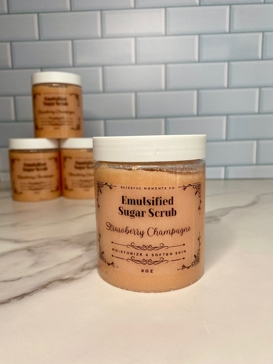 Strawberry Champagne Vegan Body Scrub