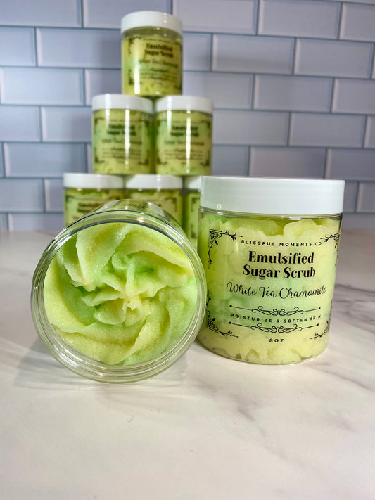White Tea & Chamomile Vegan Body Scrub